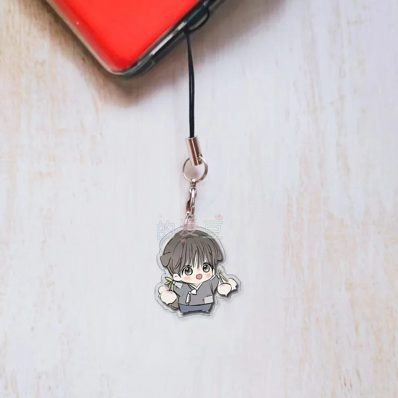 Korean BL Manwha Love Restricted Zone Mobile Phone Han Jihyuk Lee Eun Gyeom Acrylic Pendant Kawaii Straps Hanging Ornament Gift