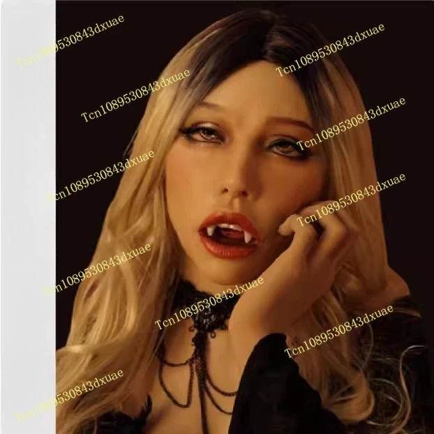 Beauty Version Vampire Makeup | Silicone Headgear Women's Costume COS