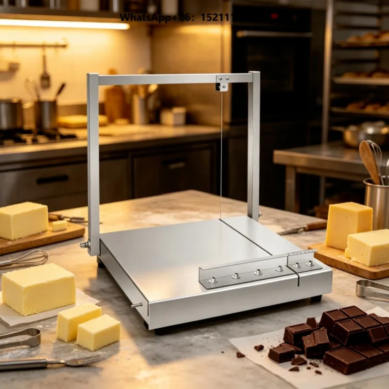 Premium 304 Stainless Steel Butter Slicer Cutter Multifunctional Tool for Chocolate Cheese Block Cutting