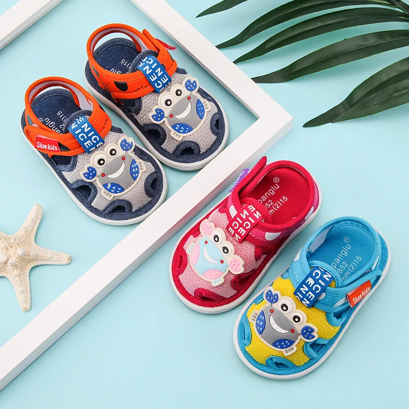 

Summer Baby Toddler Shoes Fashion Rome Style Closed Toe Baby Boys Girls Flat Sandals Soft Sole Baby Walking Shoes сандали