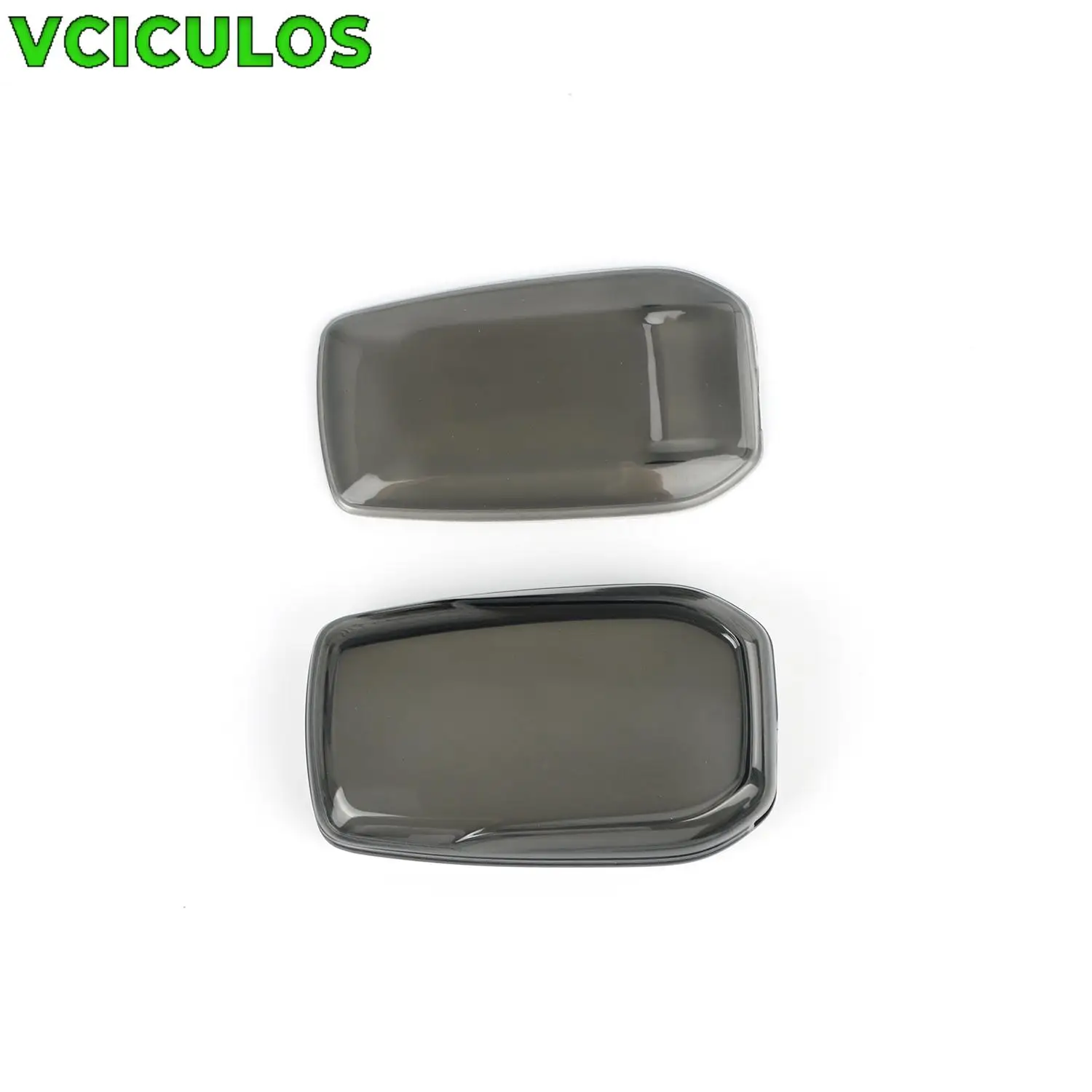 

1Pc Black Transparent Key Fob Case Cover For Toyota Corolla Sienna Venza Hilux Tundra Mirai Car Interior Parts Replacement