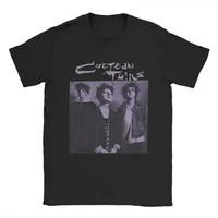 Awesome Cocteau Twins T-Shirts for Men Crewneck Pure Cotton T Shirts Short Sleeve Tees Printed Clothing