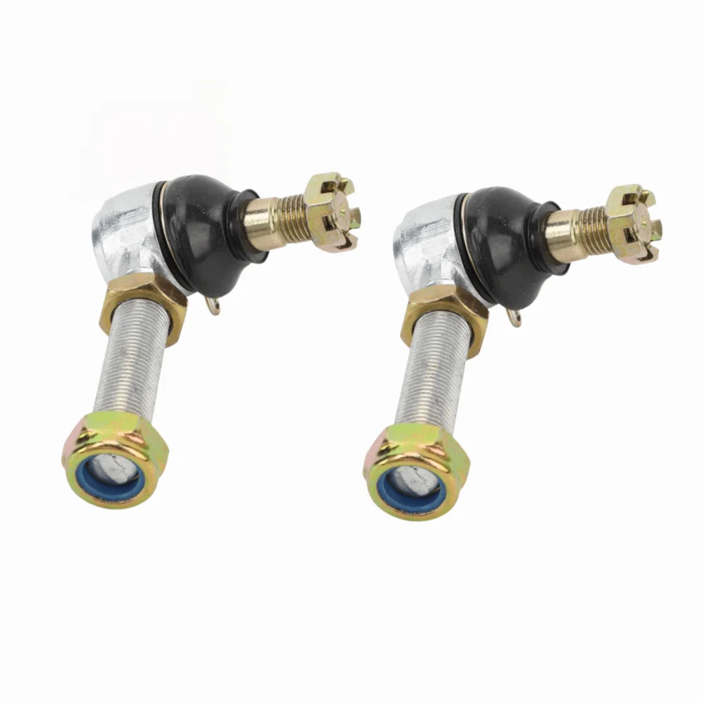 2Pcs Durable M12xM16 Tie Rod Ball Joint Left Right Thread Steel Alloy Ball Joint Kit Tie Rod End Ball Joiner For Quad Dirt Bike