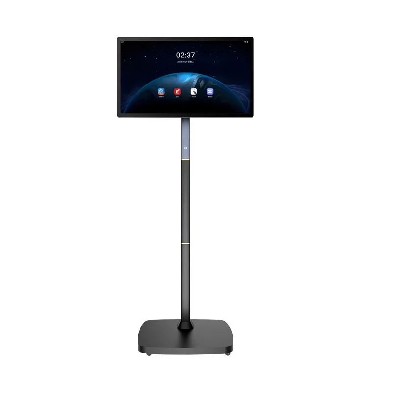 تلفزيون ذكي محمول يعمل بنظام أندرويد 2025 - تلفزيون LED متنقل بشاشة لمس OLED مقاس 27 بوصة مع شاشة قابلة للتعديل للاستخدام الخارجي والداخلي