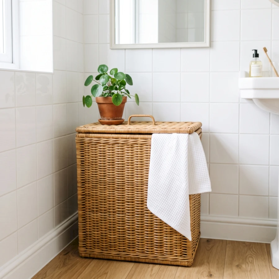 Cesto de roupa: modelos práticos para quarto, banheiro e lavanderia