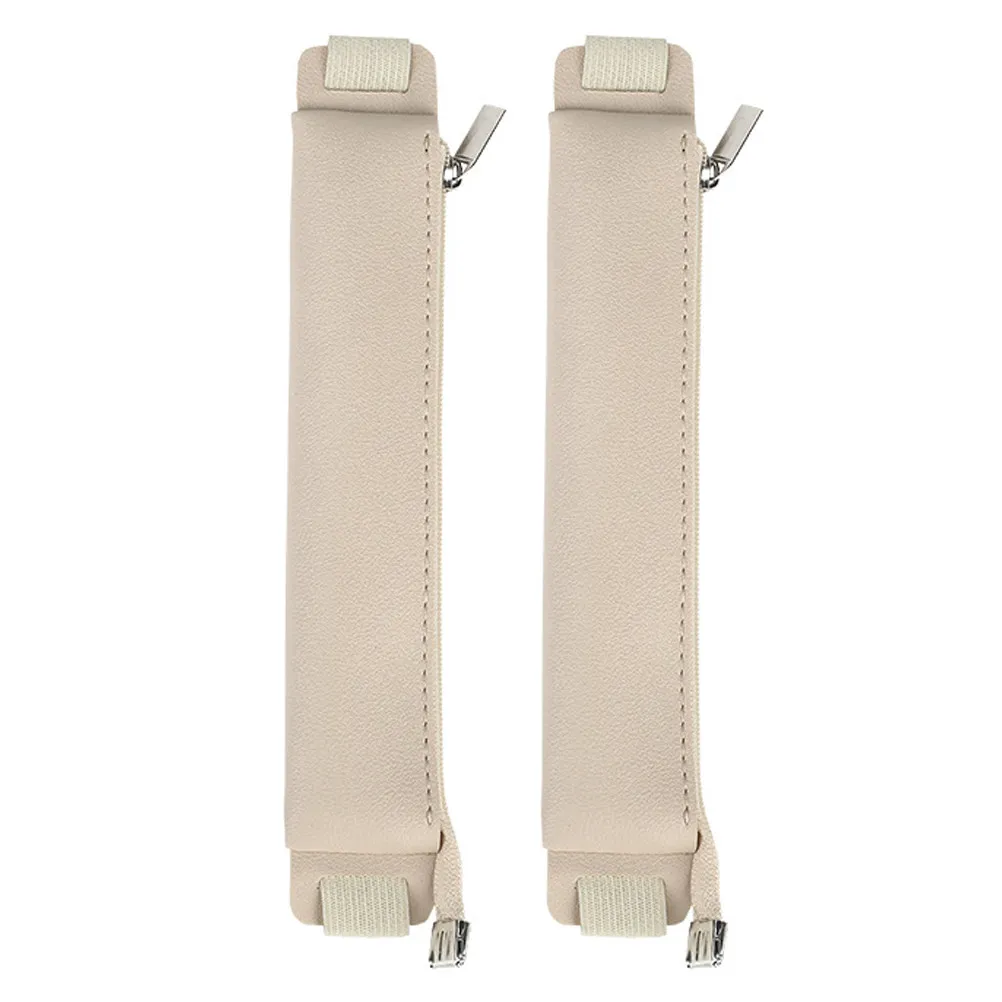Lot de 2 trousses extensibles à fermeture éclair pour voyageurs, organiseur de rangement pour carnets, journaux, agendas, papeterie et stylos