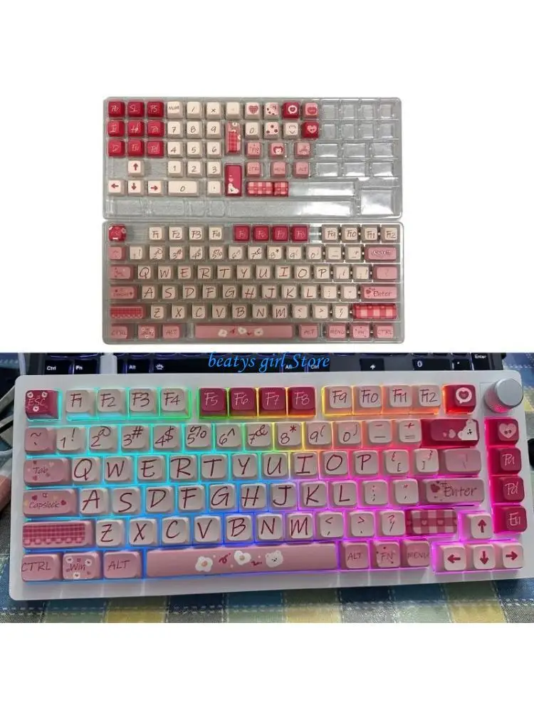 

C7AB XDA Lucky Bear Mechanical Keyboards Keycaps Keycaps for 64/96/104/108 layouts