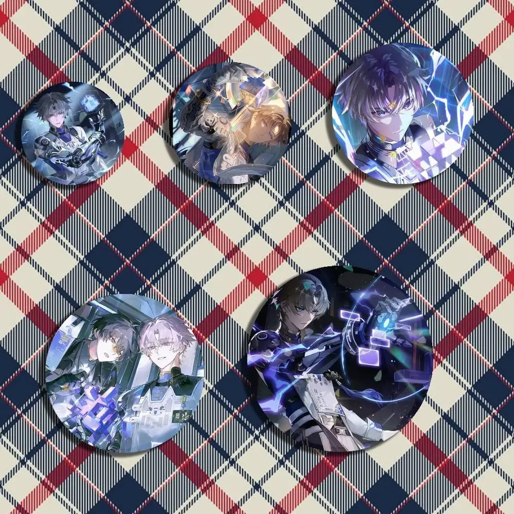 

Open world Game Wuthering Waves Xiangli Yao Badge Stage Brooches on Clothes Round Enamel Pins for Jewelry Gift Bag Accessory