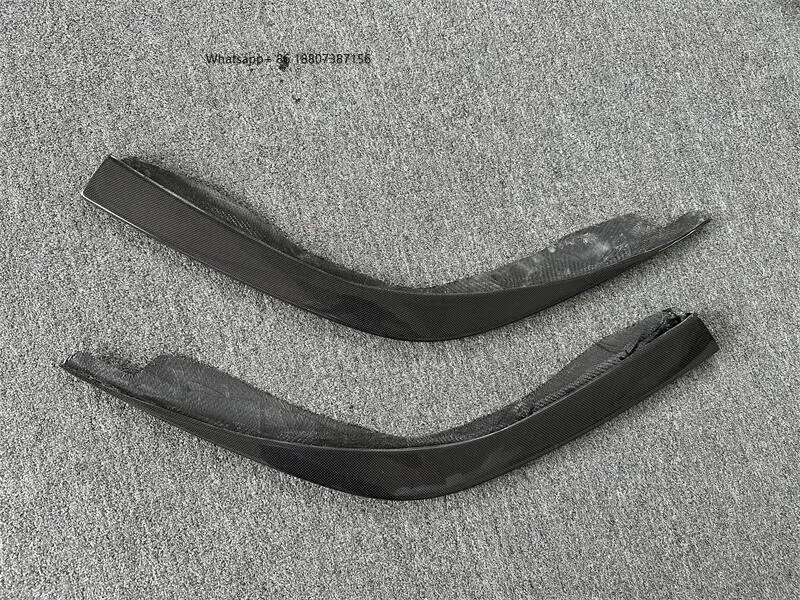 

Новинка: карбоновый передний сплиттер в стиле OEM для Ferrari F8 Spider 2021 года, боковые накладки на передний бампер