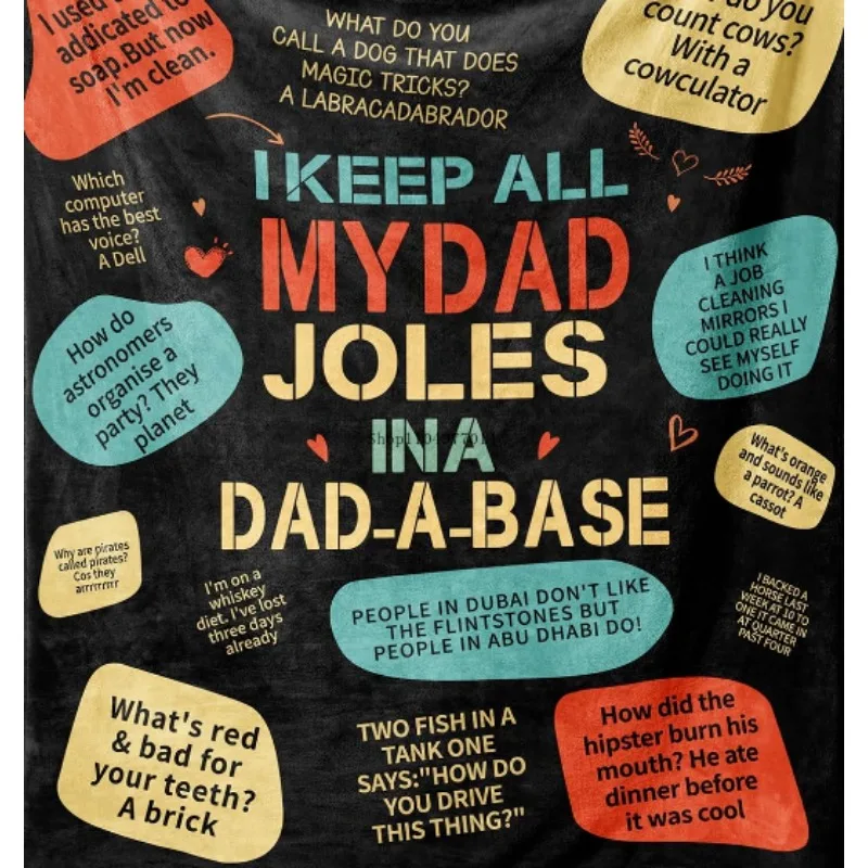 

Забавное одеяло для папы, подарки от дочери и папы, рождественские подарки на день отца для папы, которые имеет все