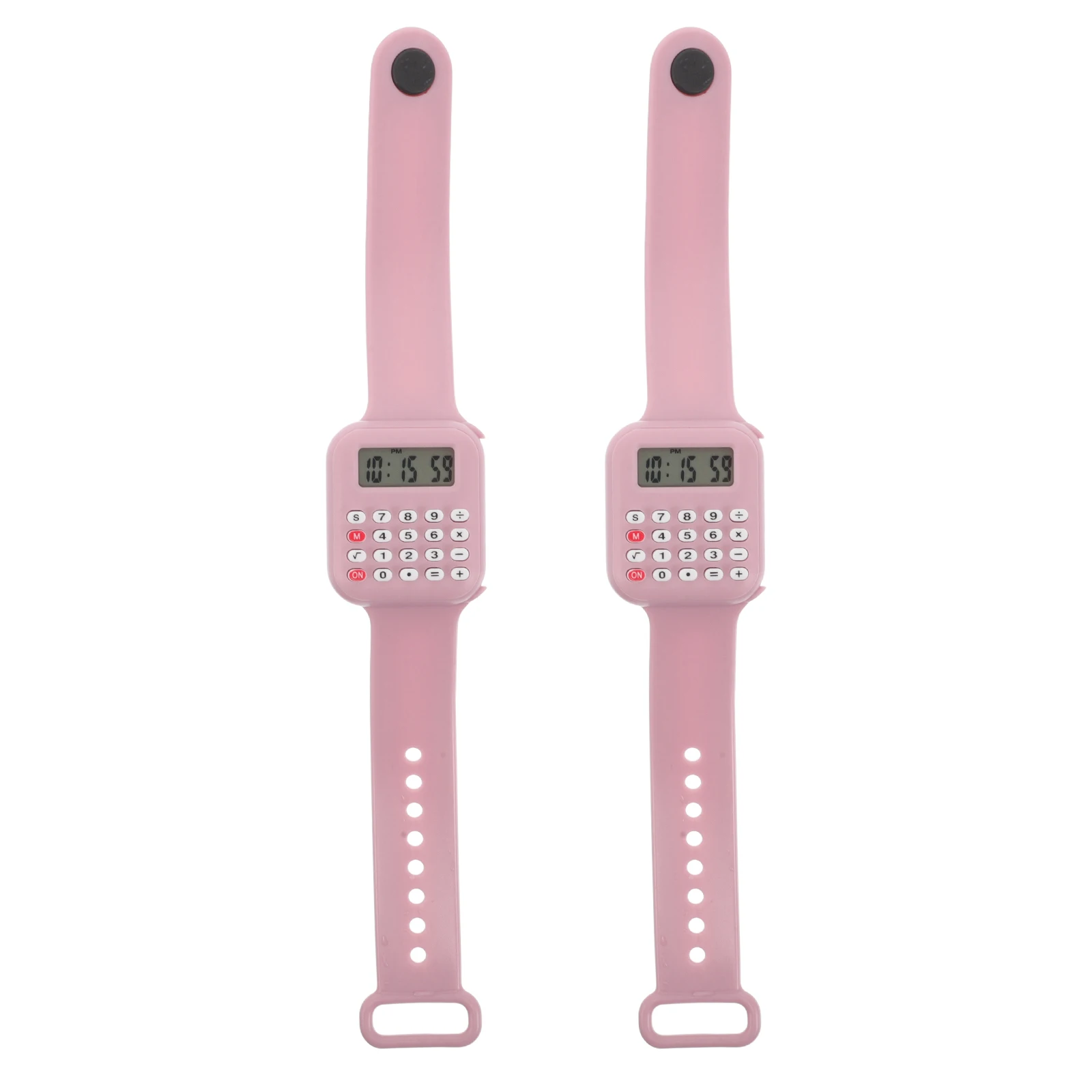 

2pcs Calculator Watch for Kids Children Mini Boy Wrist Electronic Counting Arithmetic Date Function Learning Tool Portable