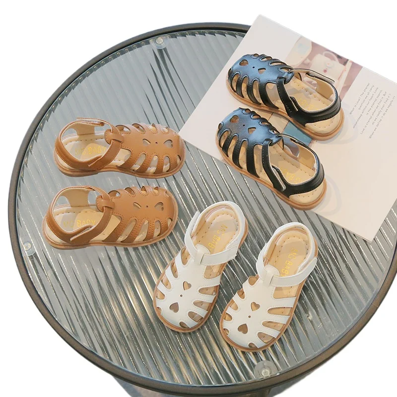 Sandalias infantiles de fondo suave – Bonitas para niñas pequeñas - imagen 2