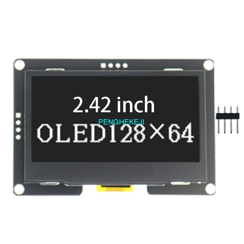 2.42 インチ OLED ディスプレイ モジュール 2.4 ディスプレイ 128x 64 ドライバー SSD1309 インターフェイス 4 ピン IIC インターフェイス