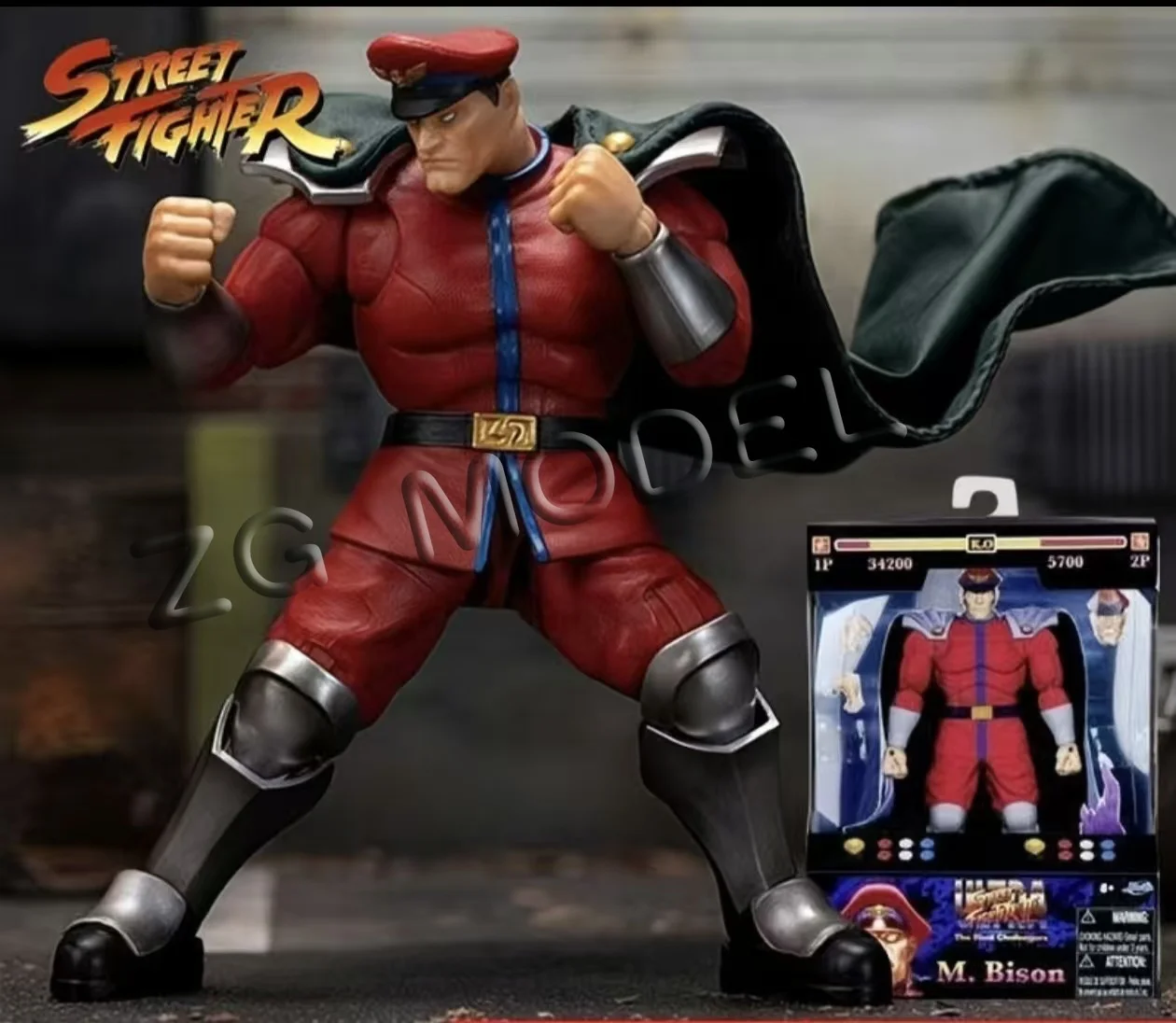Storm Toys M. Bison Ultra Street Fighter II The Final Challengers M. Bison Figuras de Anime, Juguetes Coleccionables, Regalo