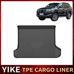 For Toyota Land Cruiser Prado J150 2010-2023 Car Cargo Liner All-Weather TPE Non-slip Trunk Mats Boot Tray Carpet Interior