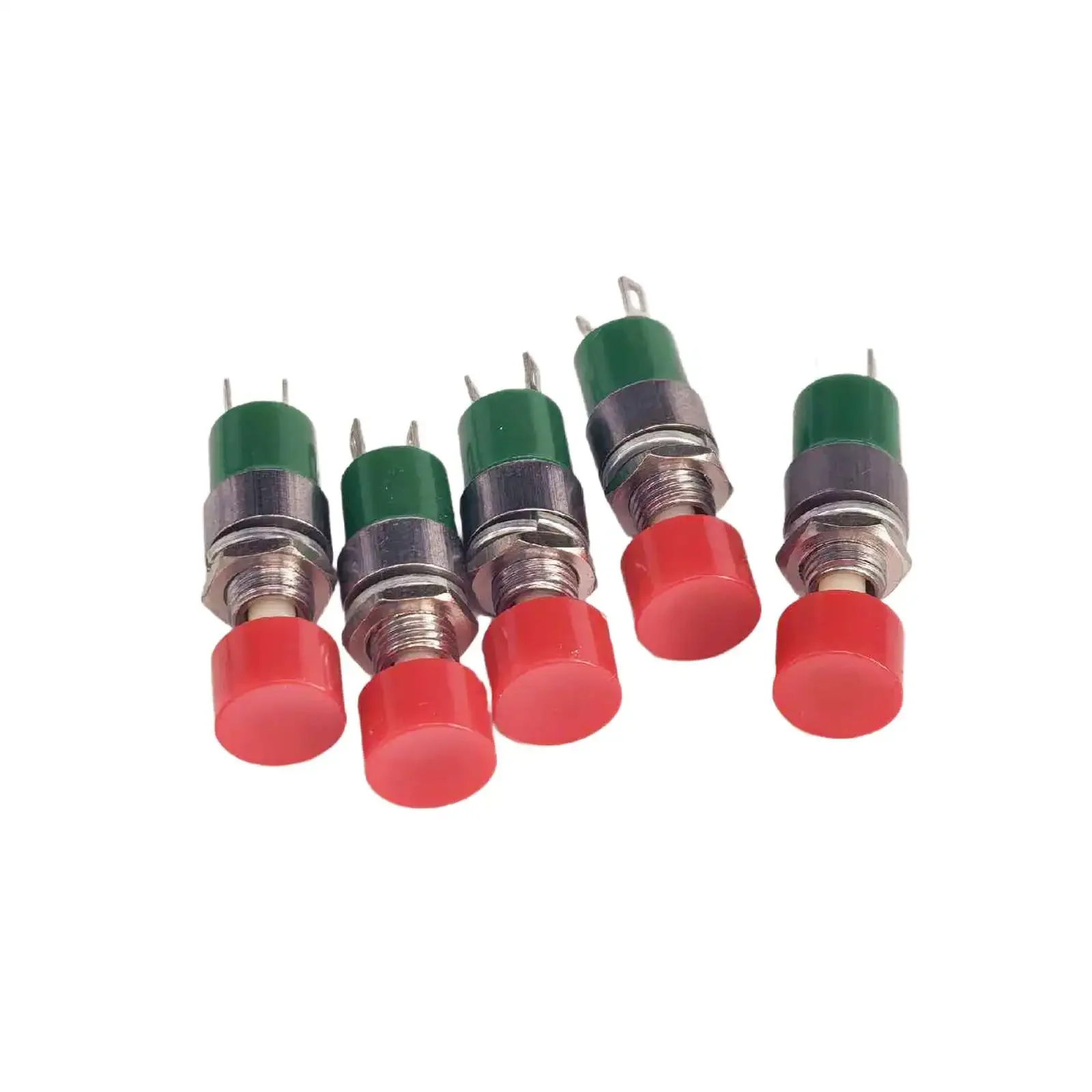 5PCS 7mm Loch 2 Pins SPST Momentary Push-To-ON Druckschalter DS-323 X