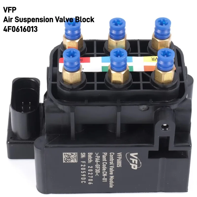 Air Suspension Valve Block 4F0616013 for Audi A6 C6 Allroad VW Touareg Porsche Cayenne Distribution Valve