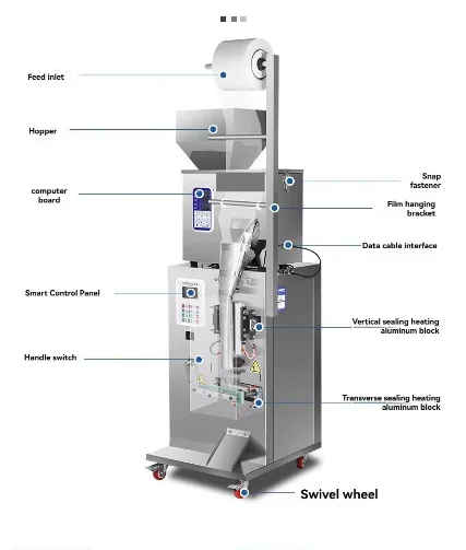 1-99g All-in-one Weighing Quantitative Measurement Packaging Machine Nut Gasket Packaging Machine