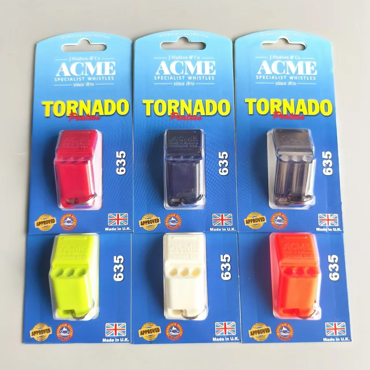 Colorful Valor Tornado Non-Nuclear Referee Whistle Emergency Rescue Life Saving Whistle