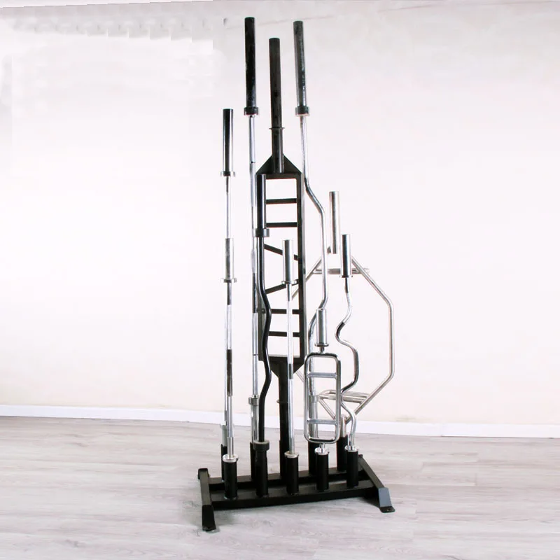 

10-Hole Large-Bore Vertical Barbell Bar & Sleeve Storage Rack