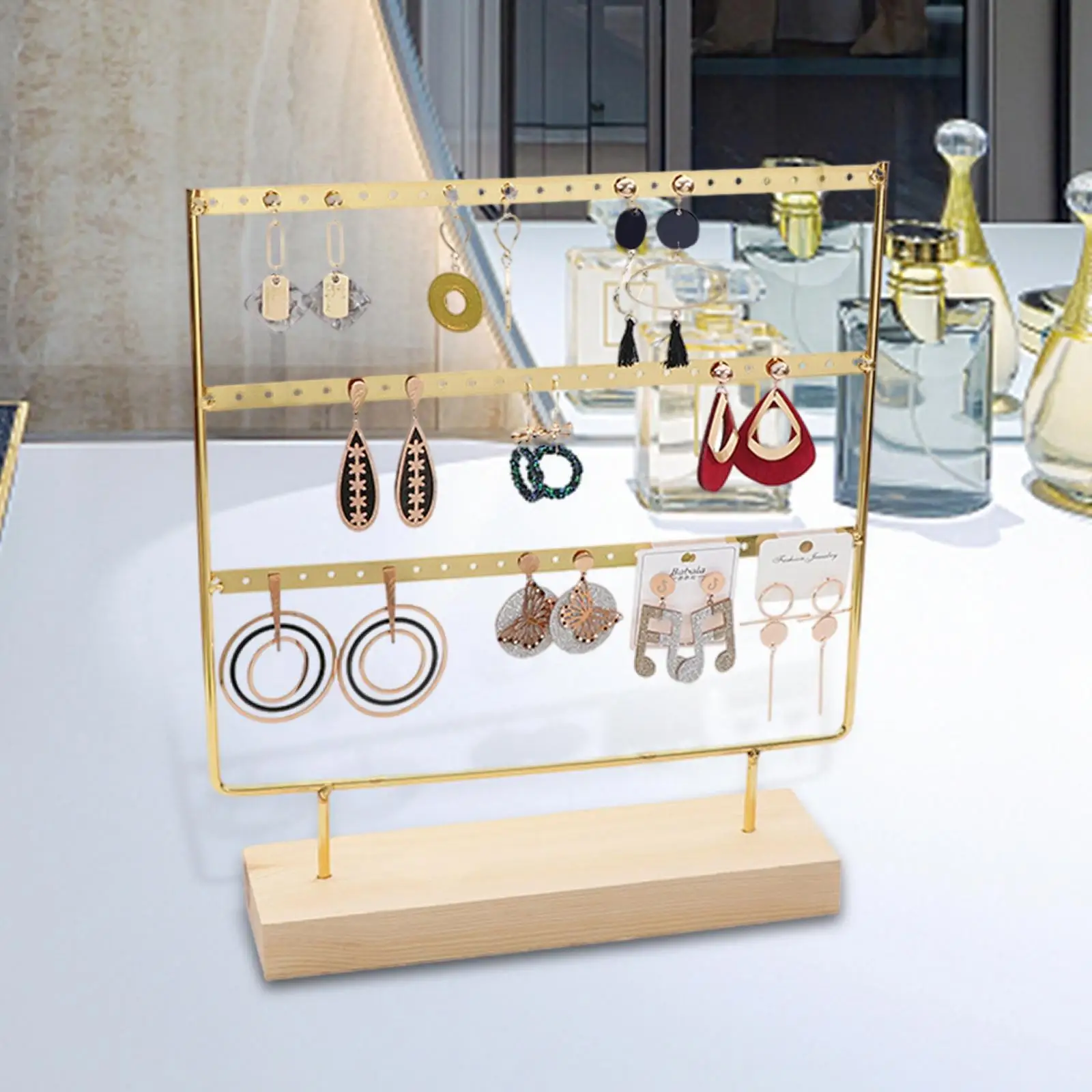 

Подставка для сережек, держатель-гвоздик для девочек, металлический органайзер для сережек, стойка