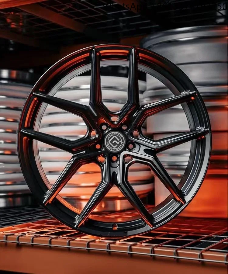 

For High Quality 5x114.3 5x112 Forged Alloy Rims Multi Spoke Single Black Forged Wheels Delivered to Your Door