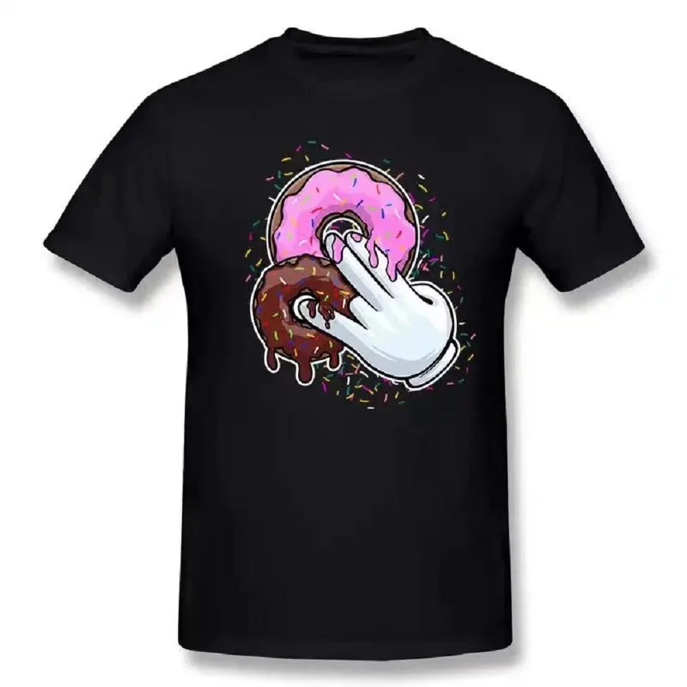 2 in The 1 in The Stink I Sex TshirtsWomen Funny Tee Premium Manga Cotton Men T-Shirts Pink Donut