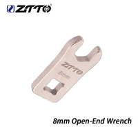 ZTTO 8mm Torque Adapter Open-End Wrench Bike Disc Brake Cable Wrench Hydraulic Brakes Lever Line Bolt Tool for 1/4\