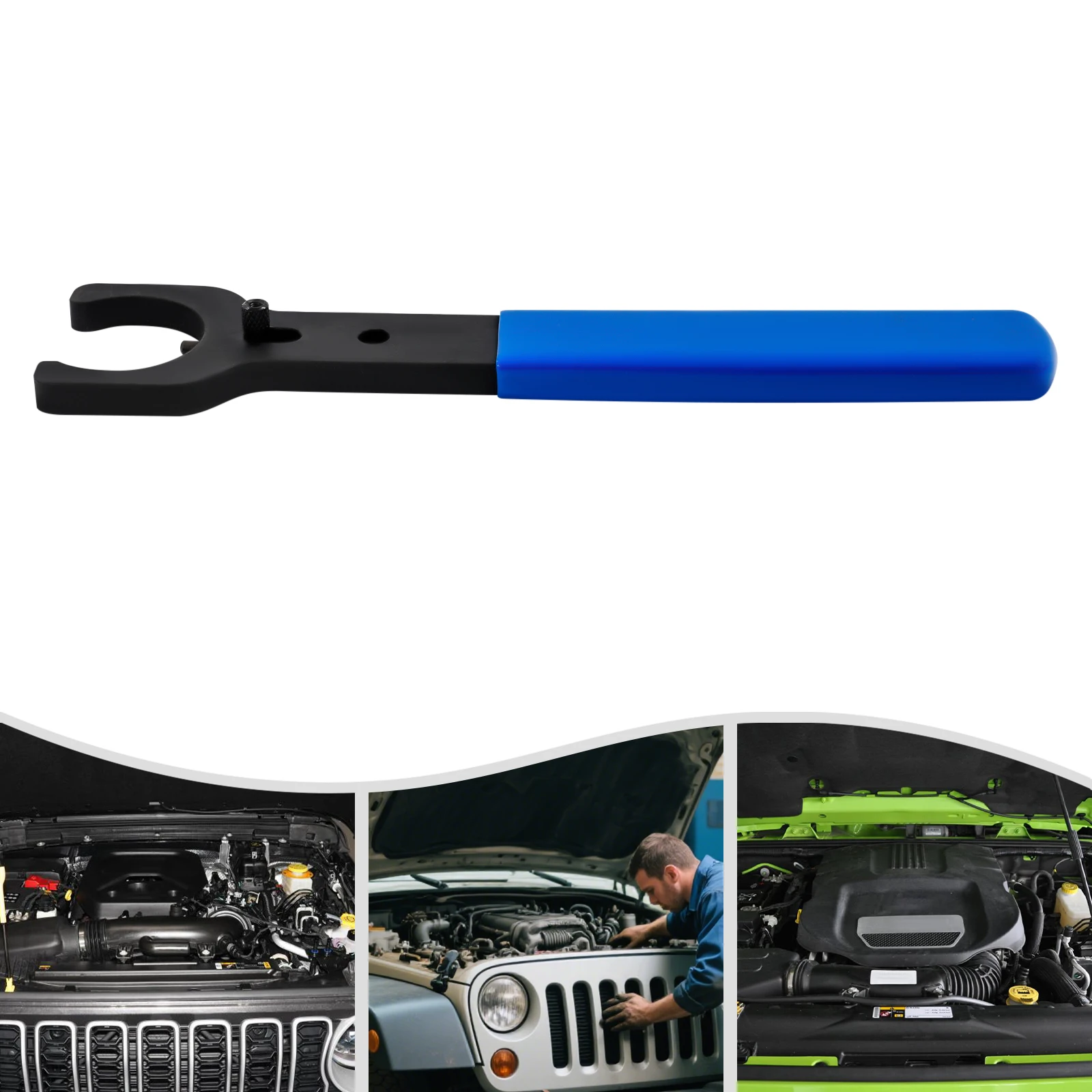 

Инструмент для вращения распределительного вала Инструмент для выравнивания распределительного вала Инструмент для крепления вращения распределительного вала для двигателя Chrysler/Jeep 3.7L и 4.7L V6 2008-2012