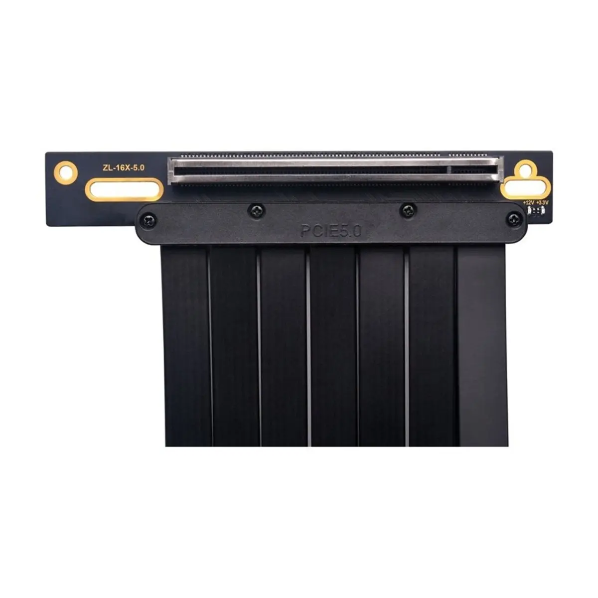 20CM PCI-E 5.0 X16 Riser Cable Video Card Extension Shielded Flexible 32GT/S GPU Extension Cord for ITX PC Computer