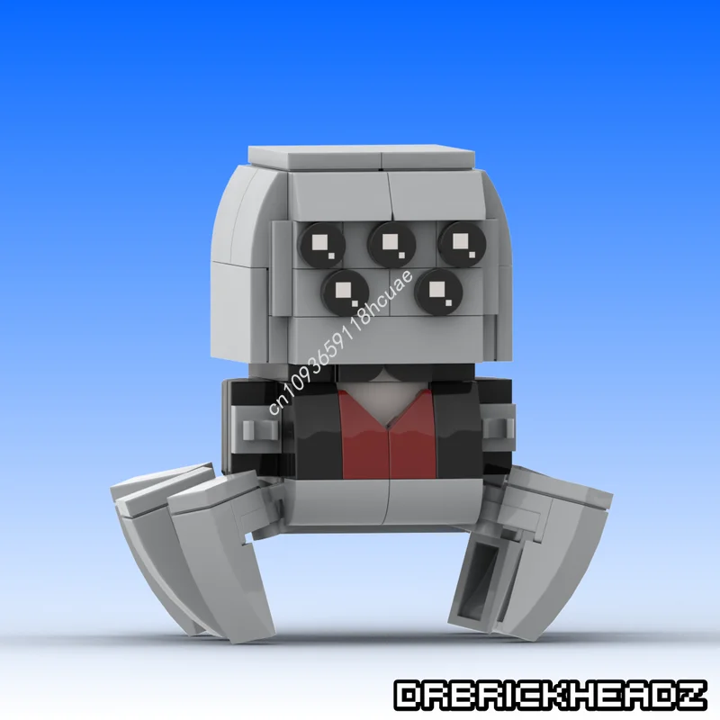 

145 шт. MOC Генри J Waternoose III Monterser Inc Brickheadz строительные блоки для развития терпения и рождественской игрушки в подарок