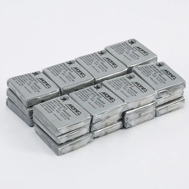 1 buah penghapus karet empuk plastis sorot sketsa siswa alat tulis perlengkapan seni penghapus pensil plastisin baru