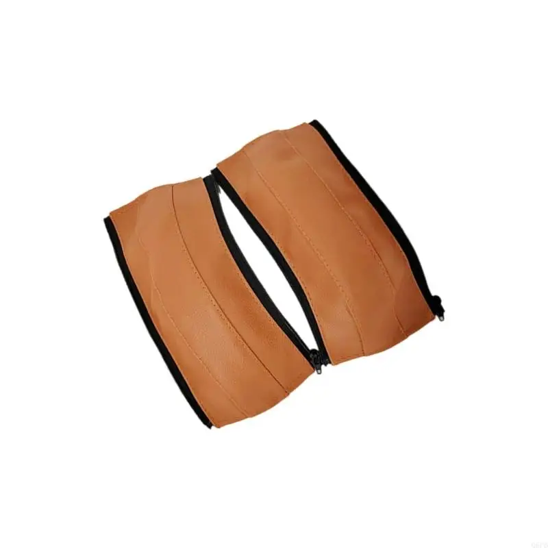 1 Juego fundas ergonómicas para cochecitos bebé, cubiertas impermeables cuero PU que mejoran comodidad y son para