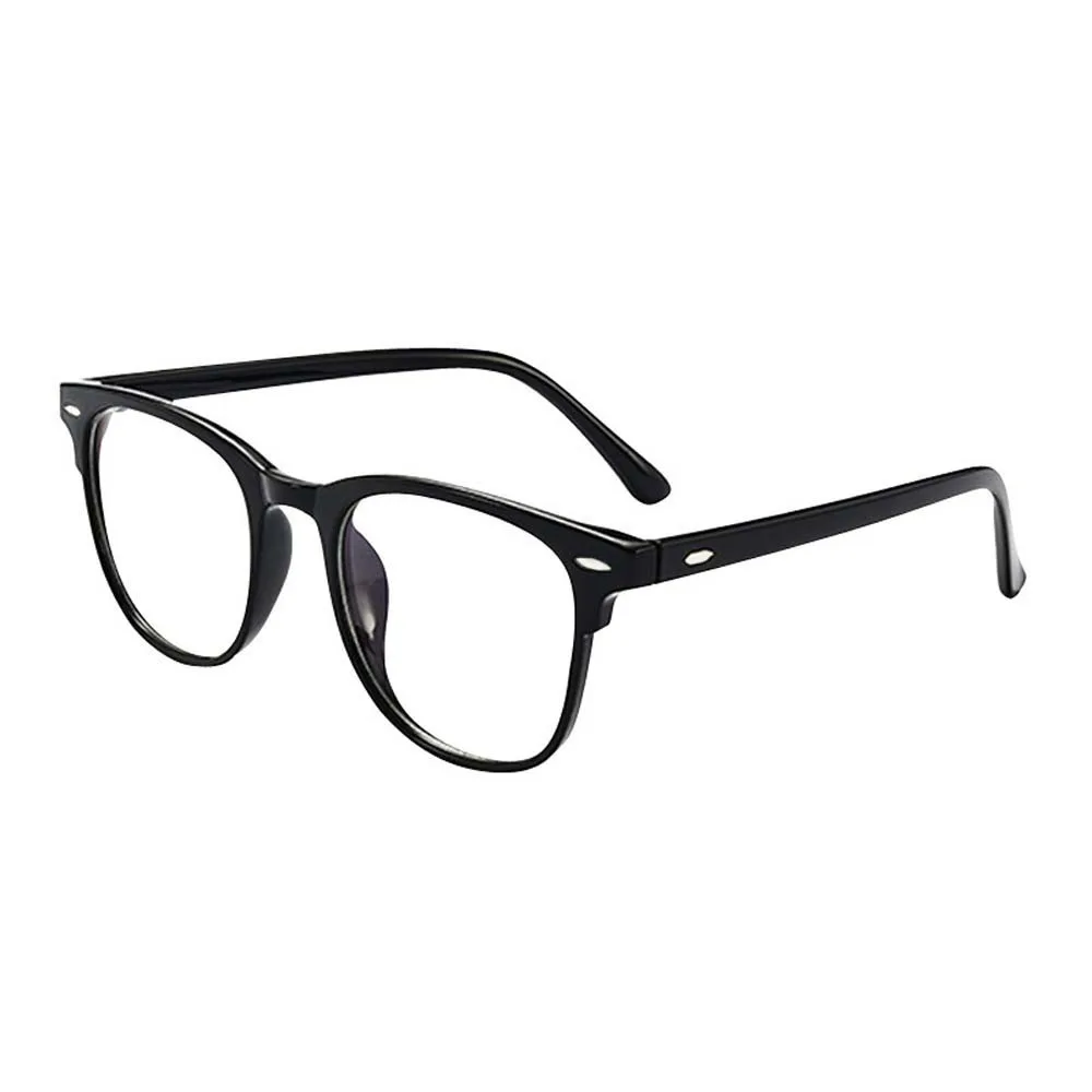 

PC Anti Blu-ray Glasses Resin Alloy Black Business Glasses Decorative Costume Accessory Transparent Reading Eyewear