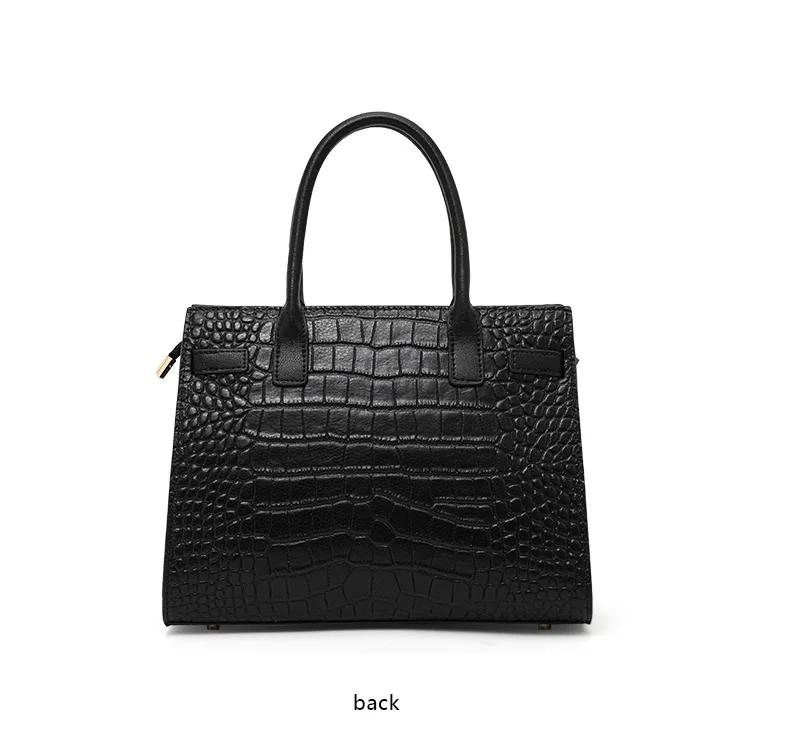 Stilvolle Krokodilmuster-Muttertasche mit Premium-Feeling, Handtasche für Damen, Vielseitige Schulter- und Umhängetasche – Detail 11