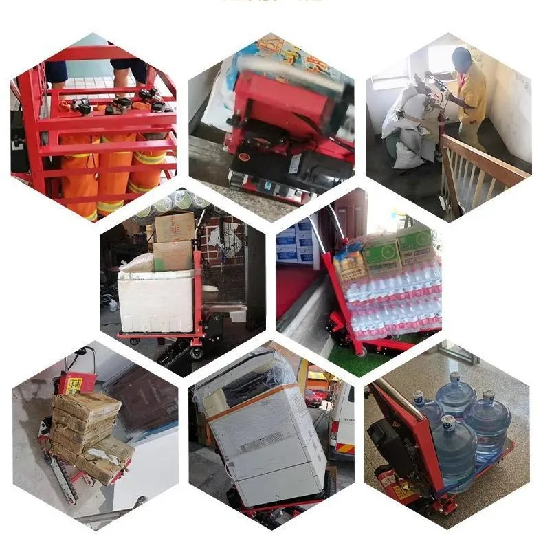 300kg Electric Silent Folding Stair Climbing Trolley For Carrying Goods With Track Food Delivery Appliance Made In China