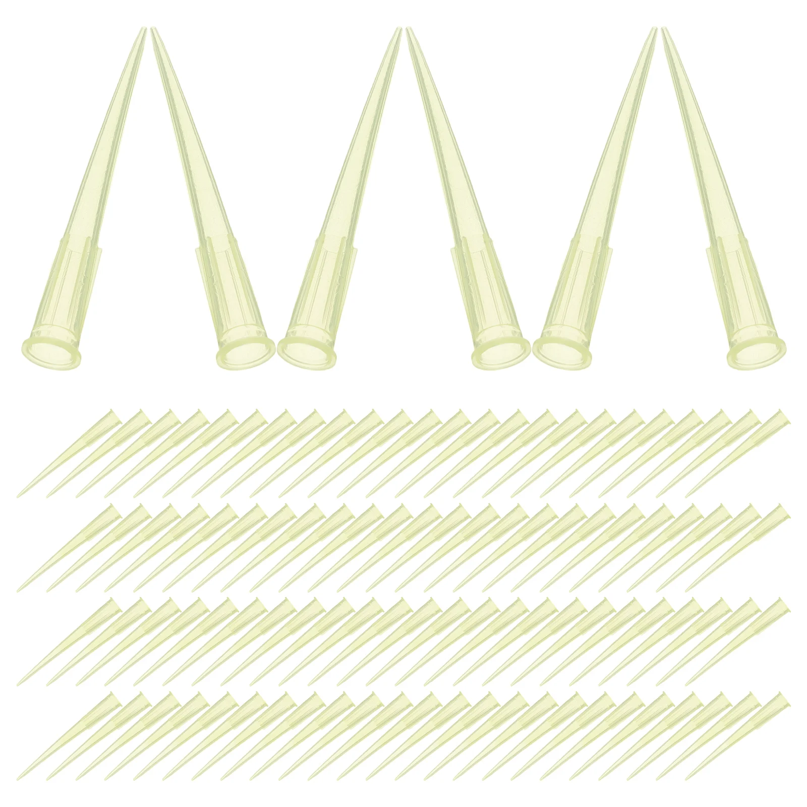 

1000 Pcs Disposable Pipette Laboratory Plastic Tips Round Piping Dropper Mini Pipettor Nozzle Safe Efficient High Precision