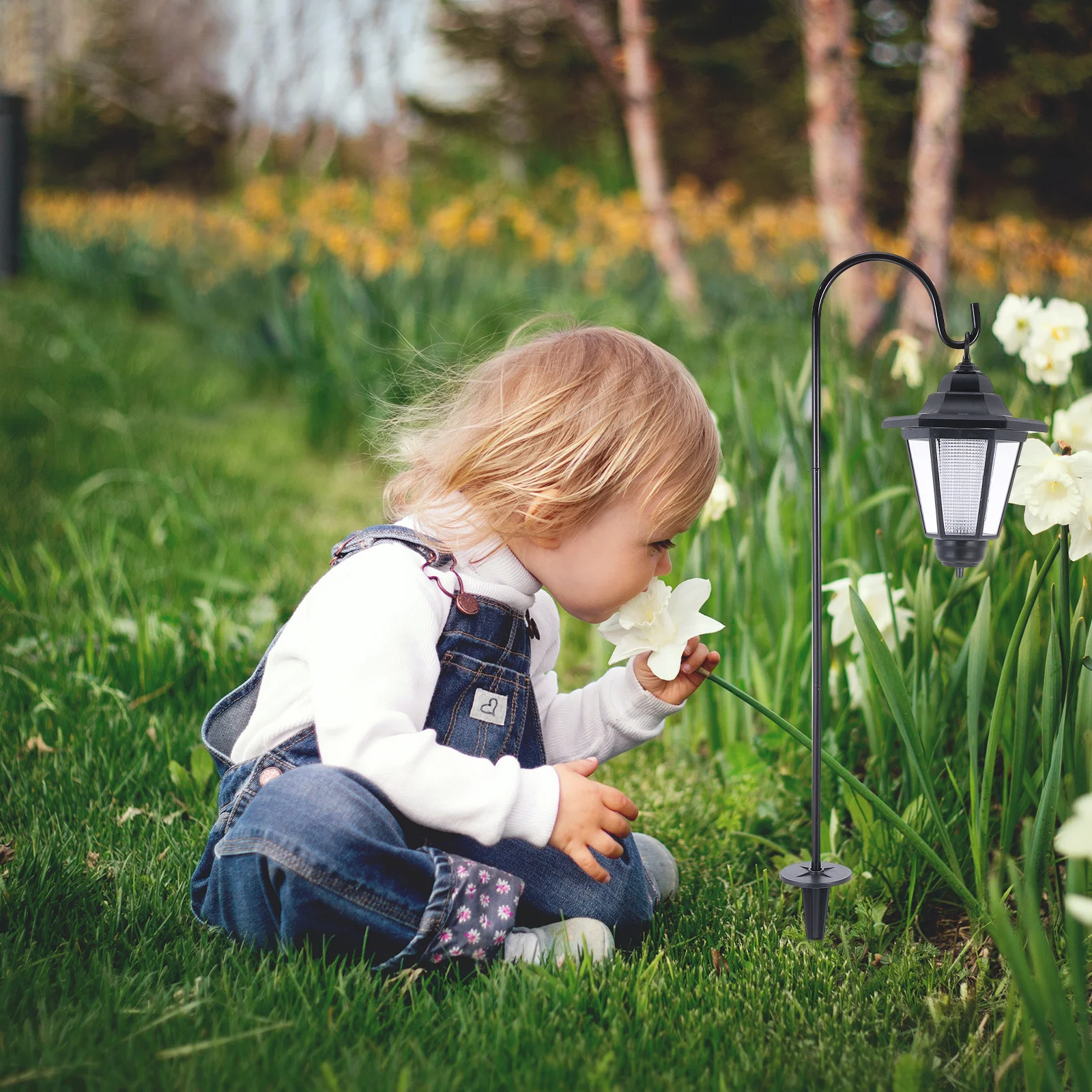 

1Pcs Retro Hexagon Solar Lawn Lamp LED Outdoor Ground Light Waterproof Courtyard Landscape Decorative Night Light