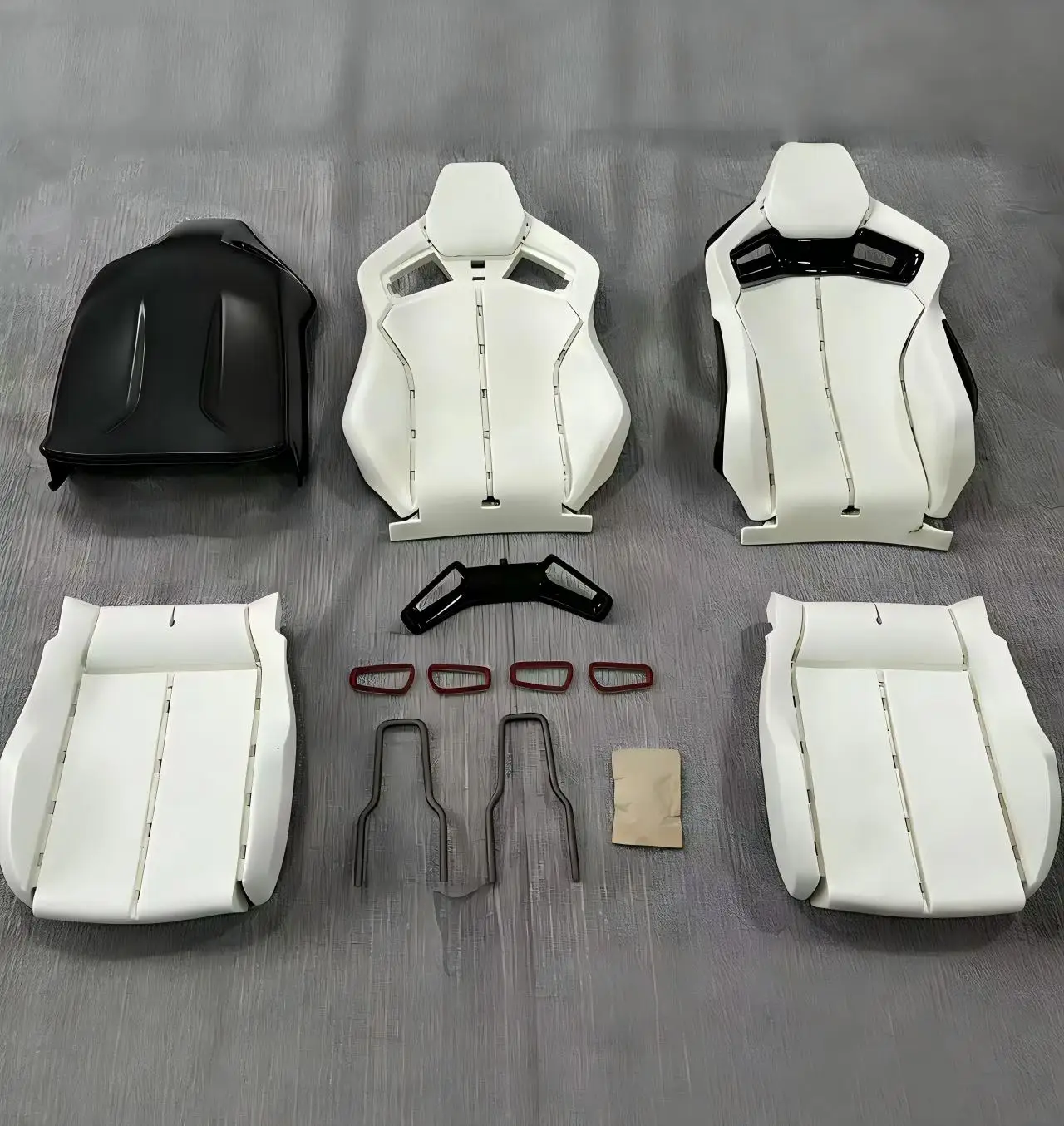Carbon Fiber Racing Bucket Seats for A3 S3 RS3 A4 S4 RS4 Avant Allroad Sportback 8P 8V 8Y B6 B7 B8 B9 - view 2
