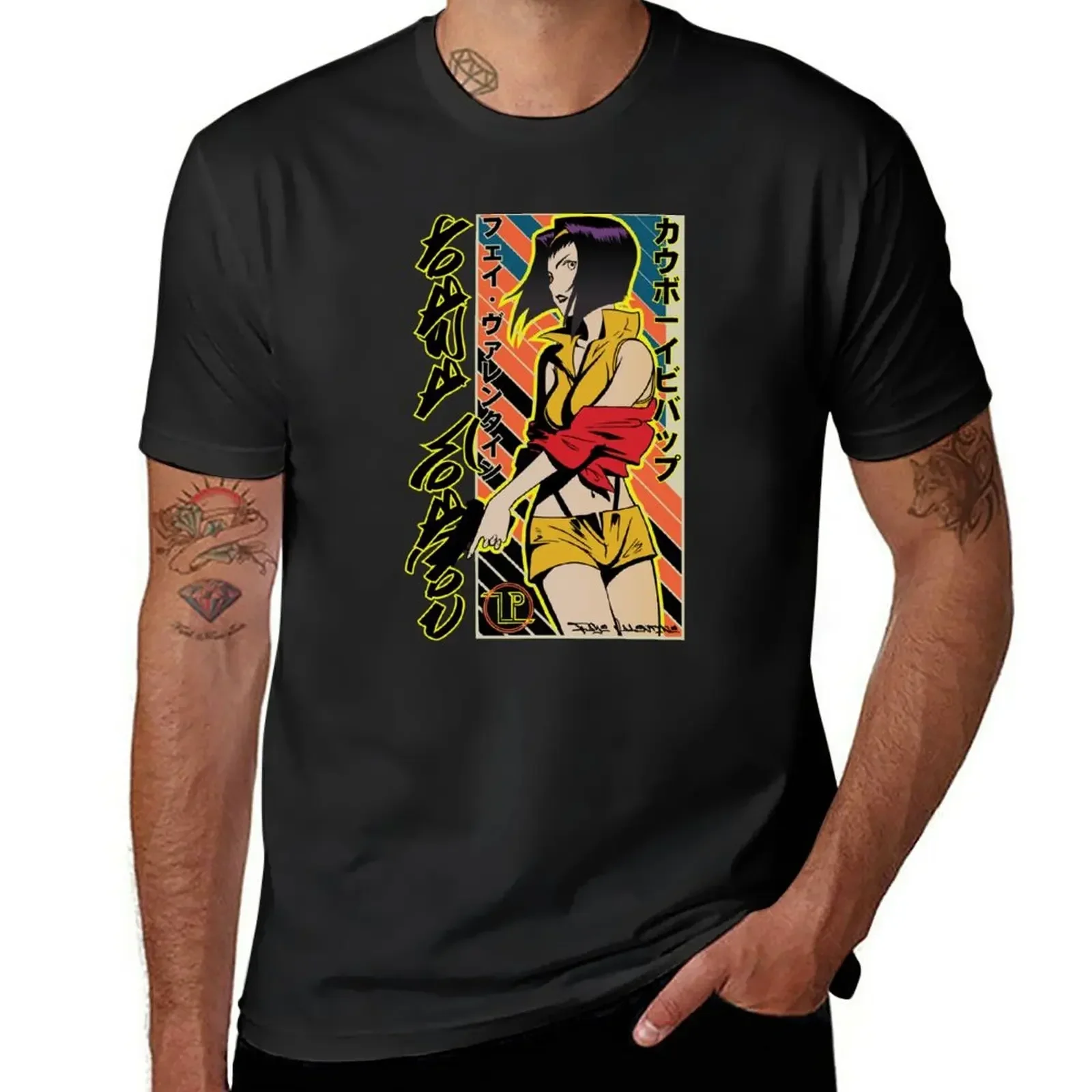 

Faye Valentine C.B. Футболка Новая коллекция одежда для хиппи большие и высокие мужские футболки