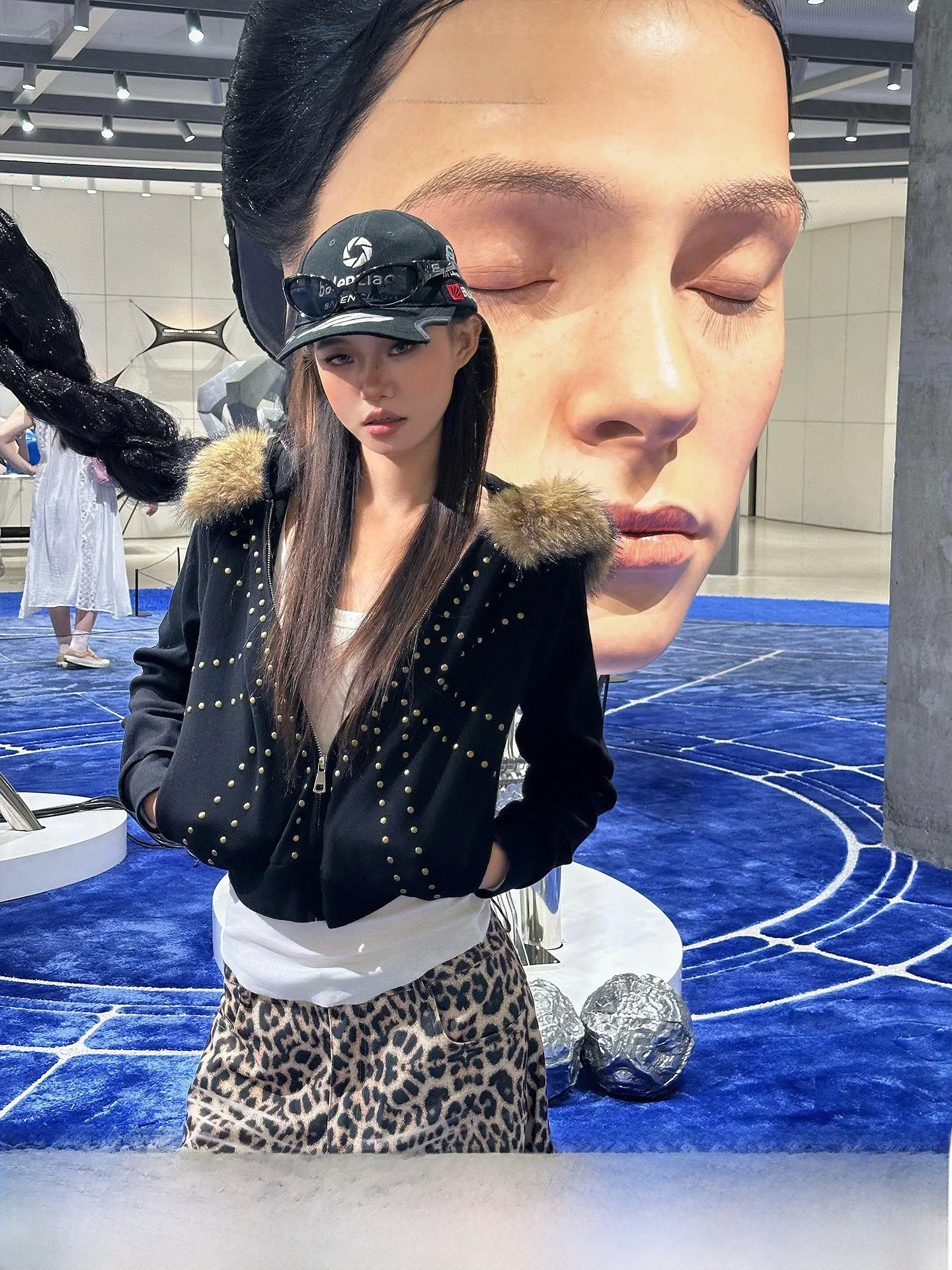 

Женская куртка CCUP SPACE в американском ретро-стиле, приталенная, универсальная, с меховым воротником, укороченная, для осени