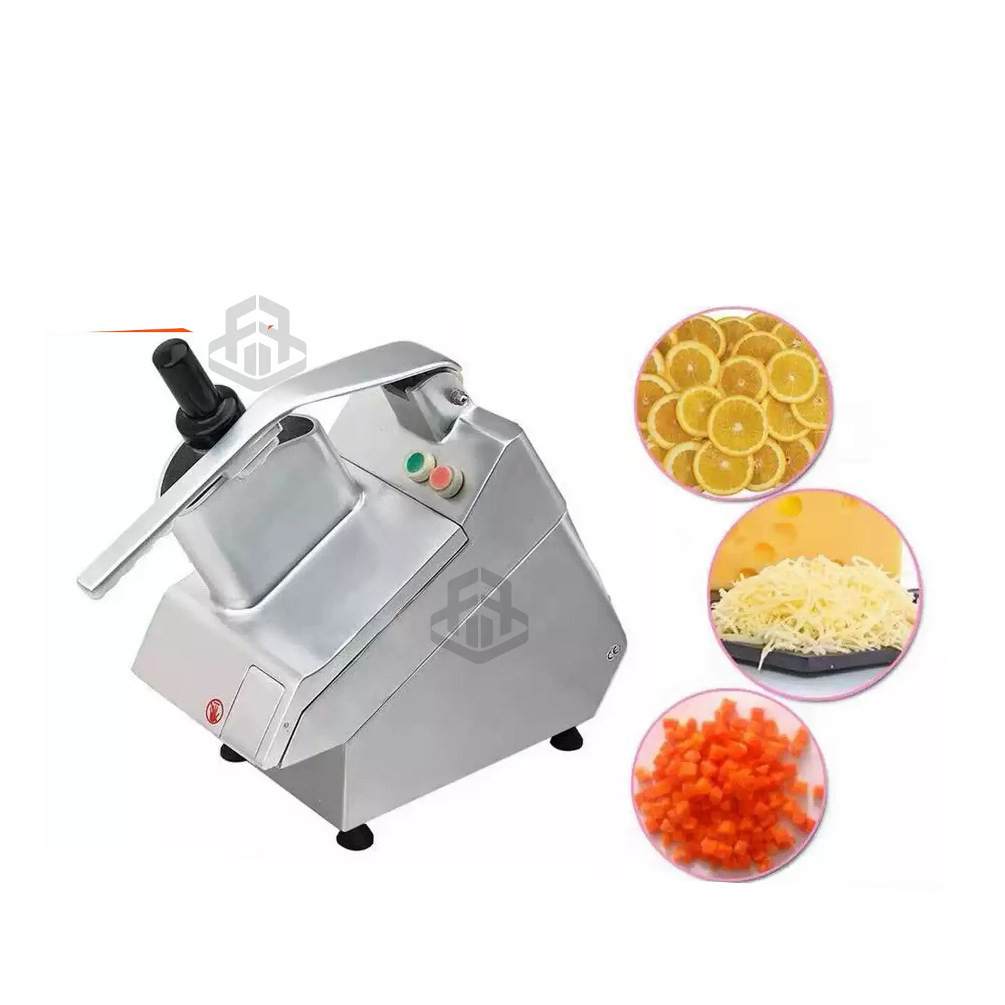 Restaurant Use Electric Semi-automatic Motor Potato Cassava Cabbage Shredder Cutter Fruit Commercial Vegetable Shredder