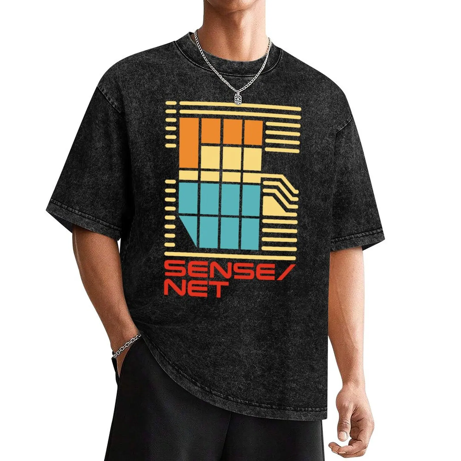 

Sense/Net Logo Version 3 T-Shirt hippie clothes plus size tops vintage graphic tee customs design your own oversized t shirt men