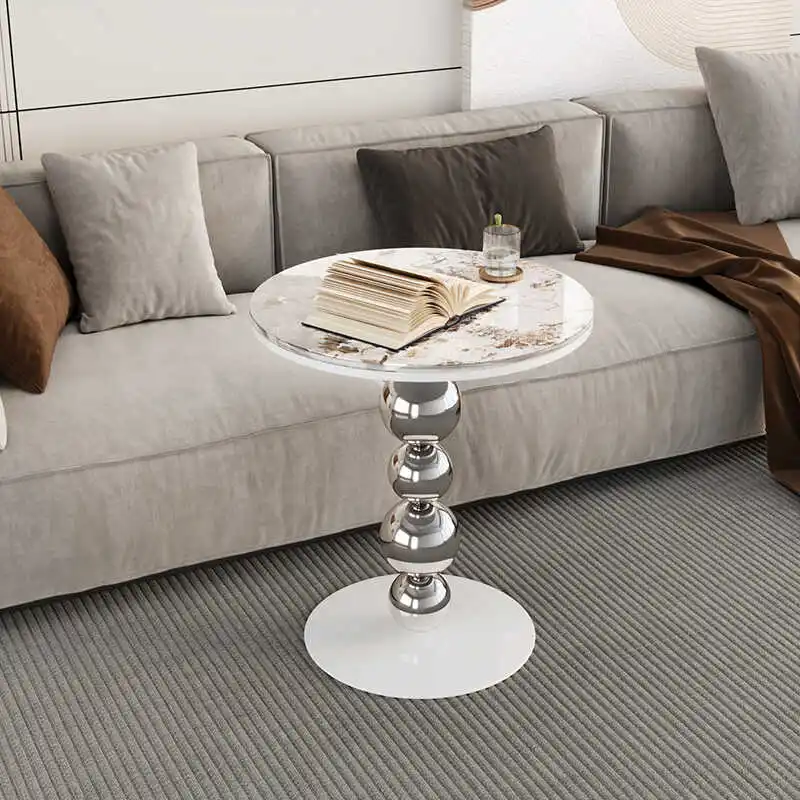 #Modern Luxury Coffee Table Nordic Design Round Trendy Coffee Table Unique Premium Table Basse De Salon Living Room Furniture