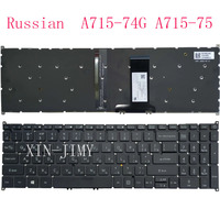 KBHUB RU Russian Laptop keyboard For Acer Aspire 7 A715-74G A715-75 A715-75G N17C2 N19C5 Balck NO Frame New