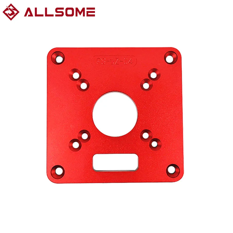 Aluminum Router Table Insert Plate Trimming Machine Flip Board for Woodworking Benches Router Table Plate for MAKITA RT0700C