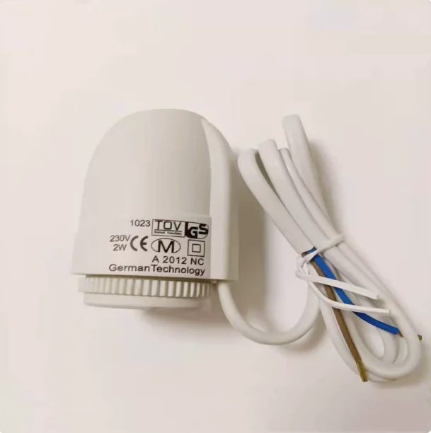 NC Thermal Actuator for Underfloor Heating Manifold, Normally Closed Valve Control for Floor Heating