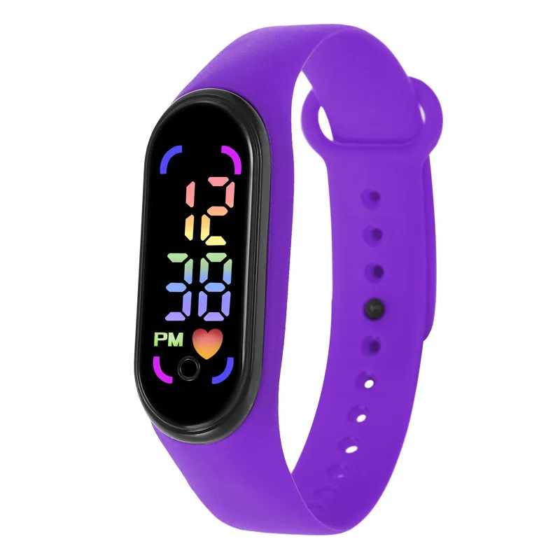 2025New ساعة رياضية الرجال معصمه النساء LED عرض الرياضة في الهواء الطلق اللياقة البدنية ساعة معصمه ل Xiaomi 9 mi 8 Redmi 10 متعدد الألوان