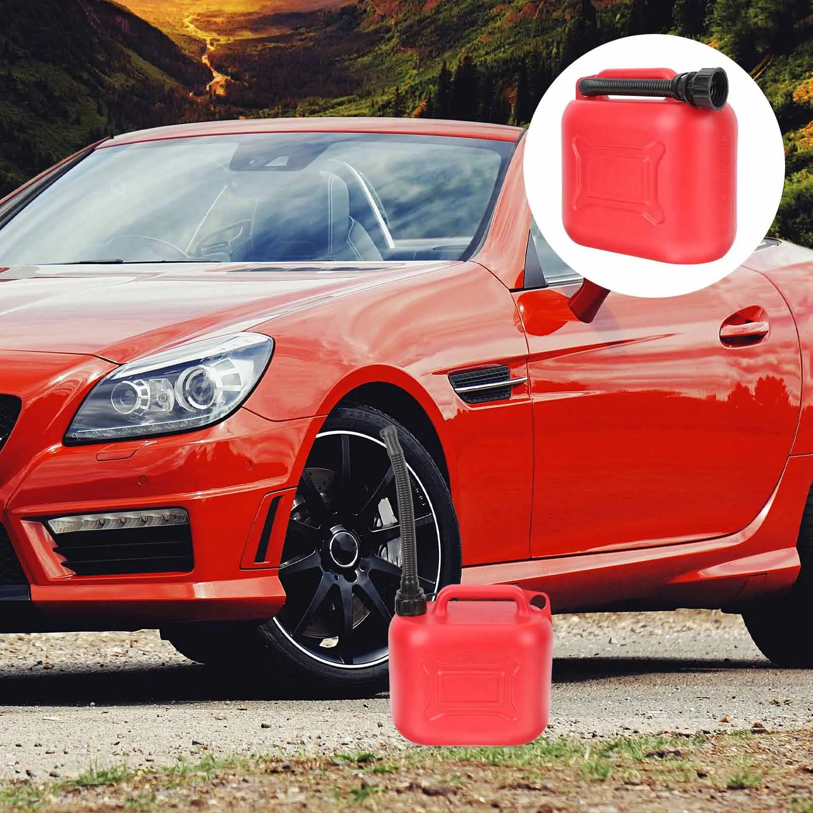 

Barrel High Capacity Shock-Resistant Portable Multi-Function Container Convenient Car Camping Backup Tank