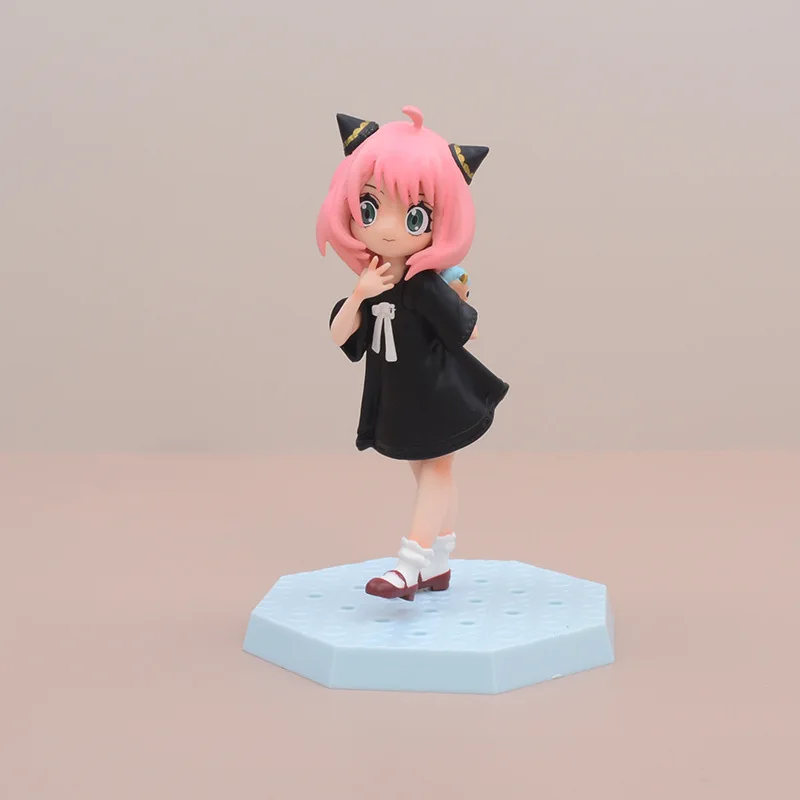

Anime Character SPY X FAMILY Anya Cute Girl Bear Back Style Car Desktop Ornament Gift Home Crafts Small Figurines & Miniatures